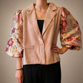 Flower Blazer Lichtroze - 3026