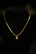 Everyday square necklace Gold