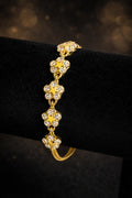 Flower star bracelet Gold