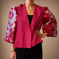 Flower Blazer Hotpink - 3028