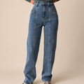 Wide leg jeans Blauw - 3029 🩵