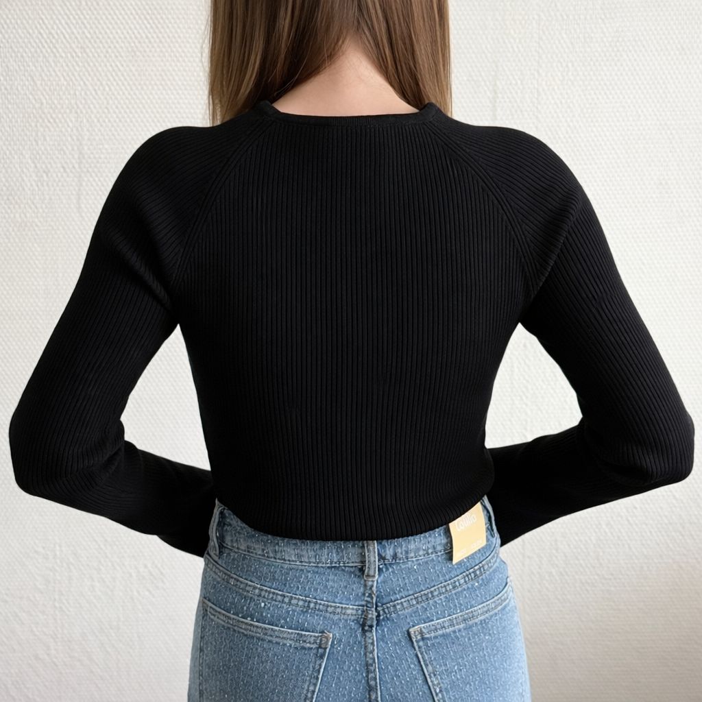 Lizzy Longsleeve Zwart - 3005