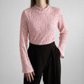 Sera Kanten Longsleeve Lichtroze - 3009